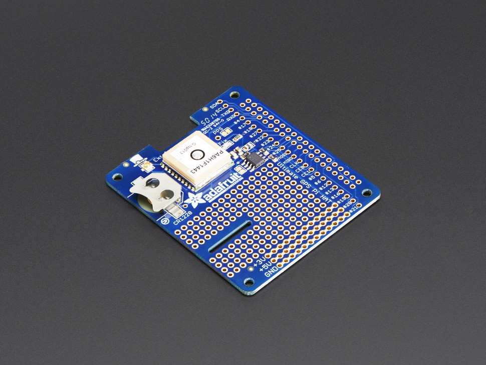 Adafruit Ultimate GPS HAT for Raspberry Pi A+/B+/Pi 2 - Mini Kit